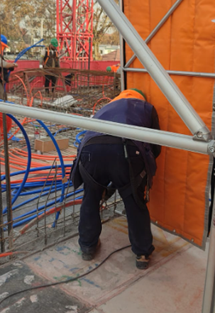Instalación de paneles acústicos Mason